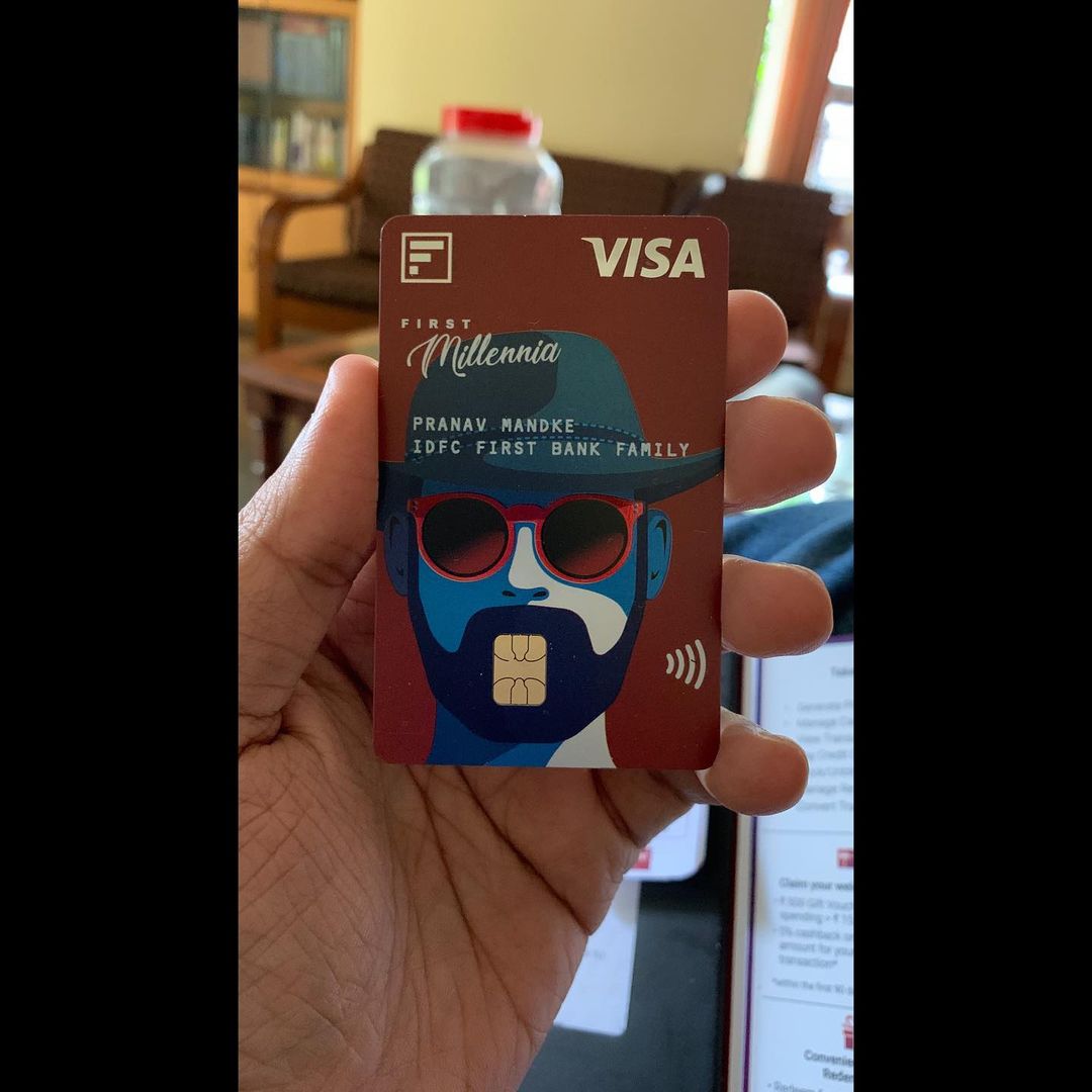 credit card and money in