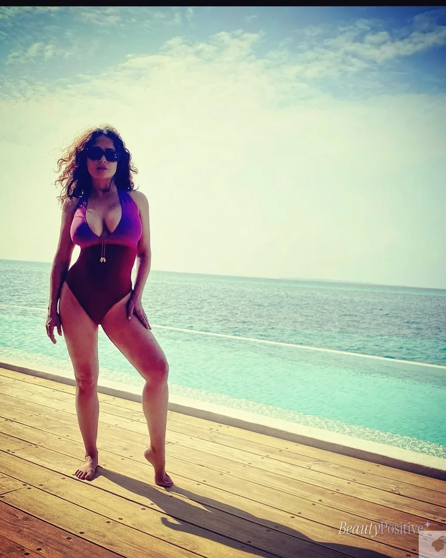 Salma Hayek’s Swimsuit Photos: From the Yacht to 60 and Grateful