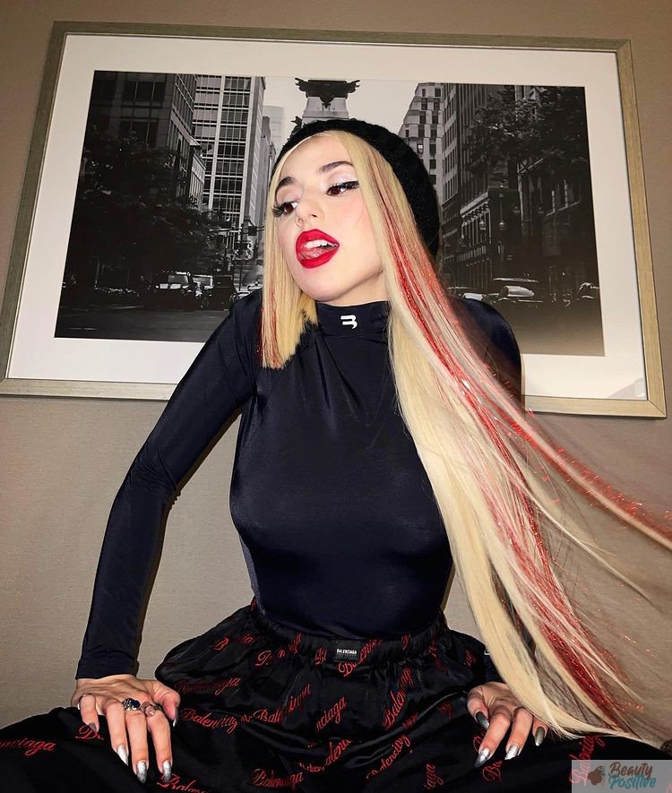 Ava Max with her famous hair