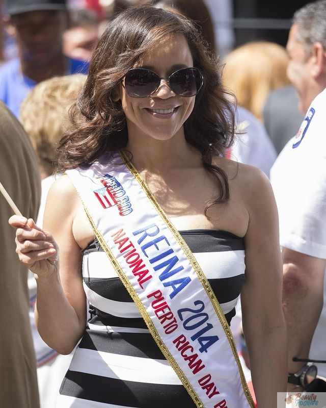 Perez at the demonstration