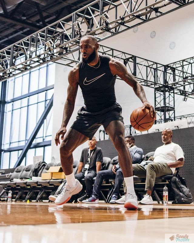 LeBron James training