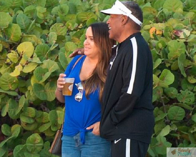 Sydney Simpson with her father