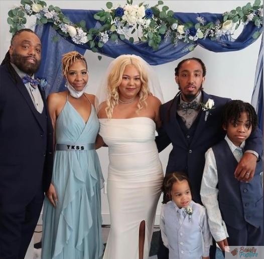 Traci Braxton with her family