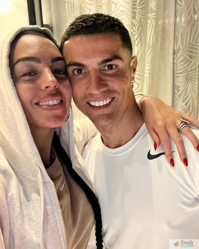 Georgina Rodriguez with her husband