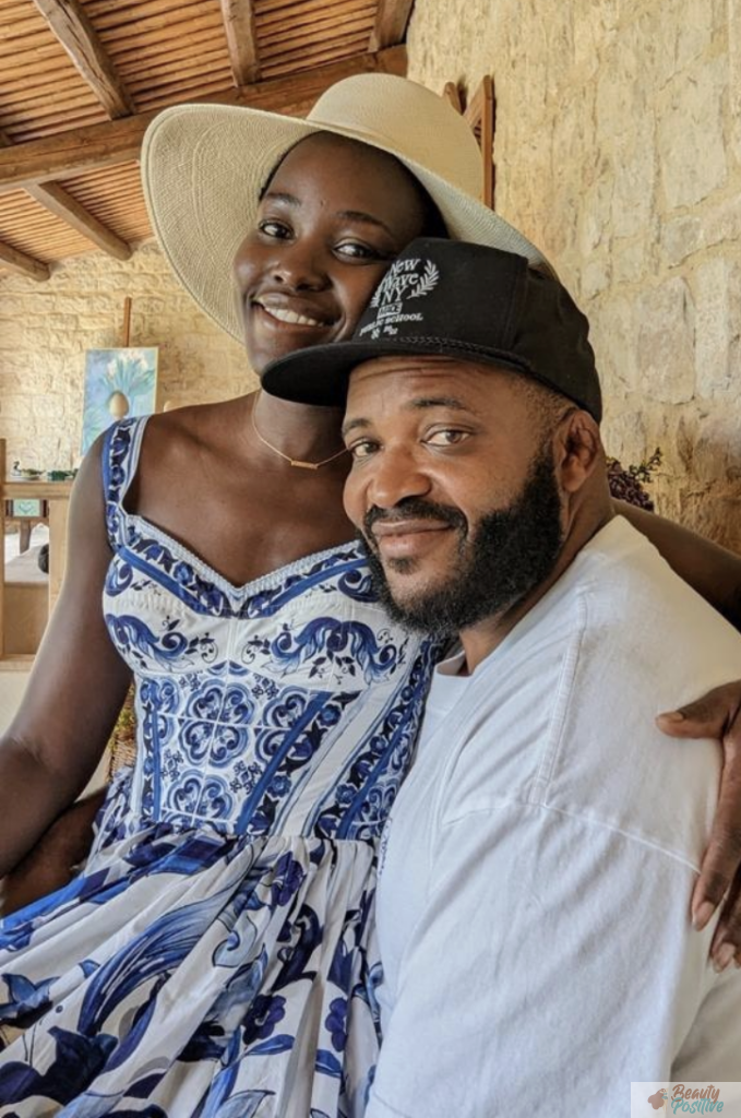 Lupita with Selema Masekela