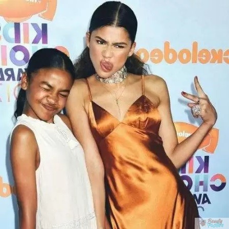 Zendaya with her niece