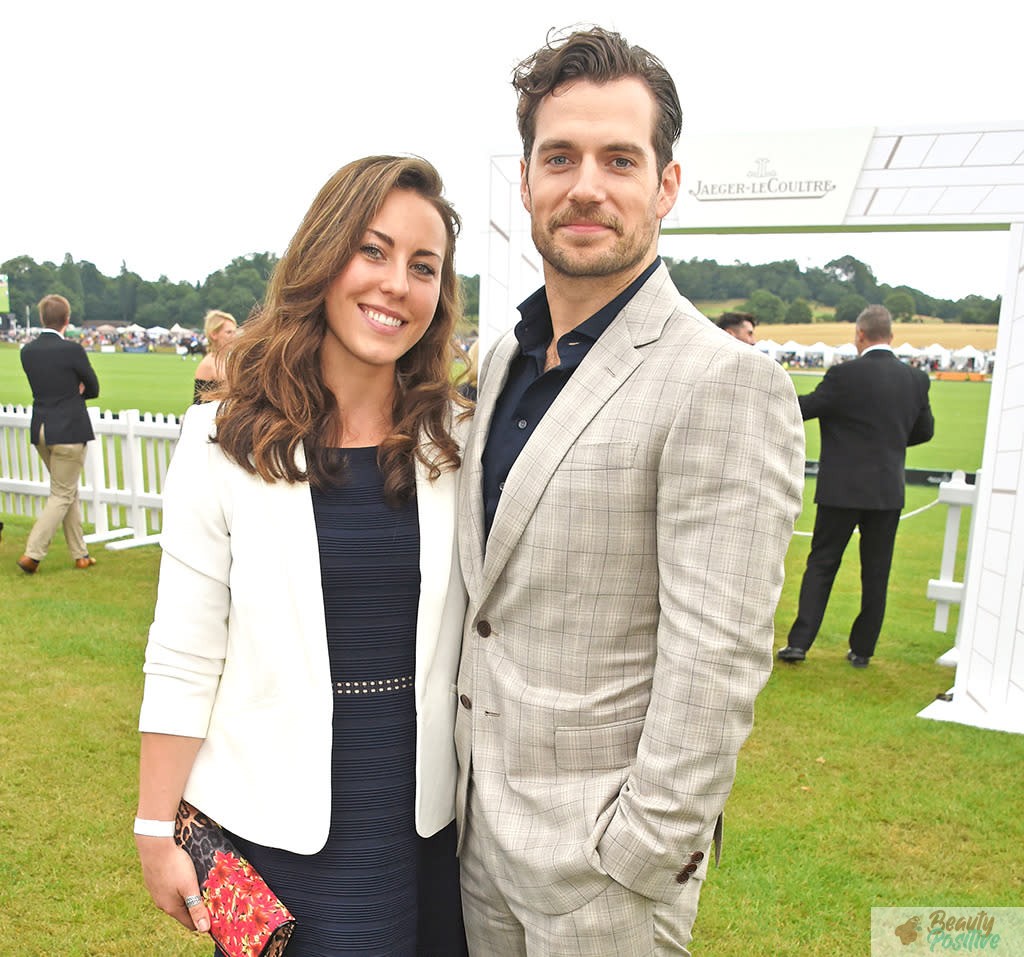 Lucy Cork and Henry Cavill
