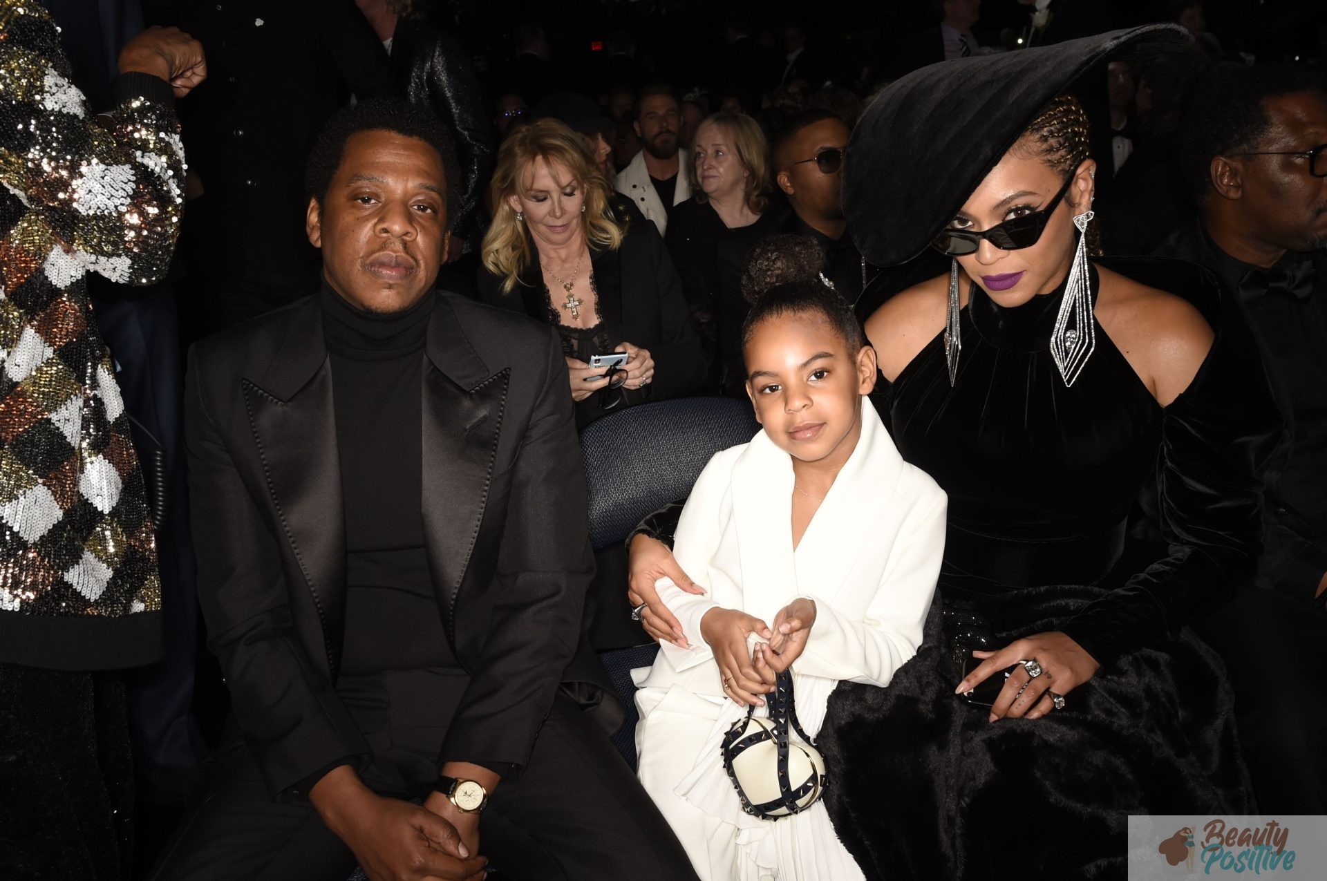 Blue Ivy with her parents