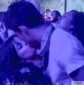 Shawn and Camila kissing