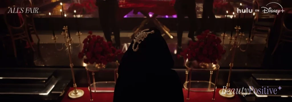The hood from behind: the scorpions are the whole point.