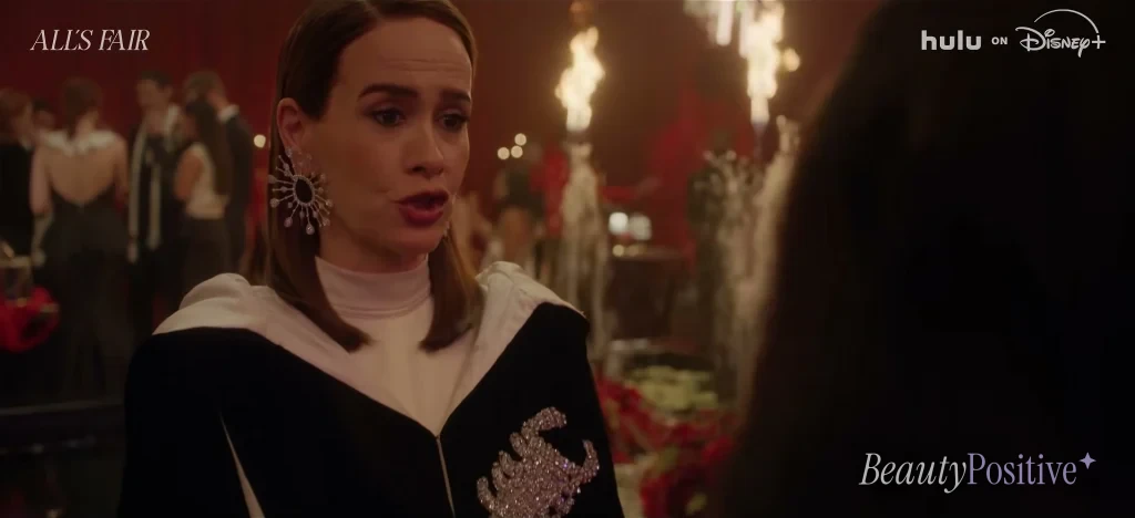 Sarah Paulson's Carrington Lane in her version of the cape.