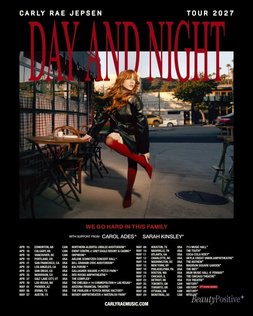 The Day and Night Tour poster, 26 cities in spring 2027.
