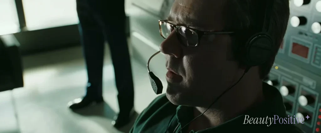 Crowe as CIA handler Ed Hoffman in the Body of Lies trailer (2008), at what he said was 257 pounds