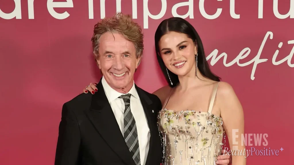 Martin Short and Selena Gomez on the carpet before the award was presented for the first time