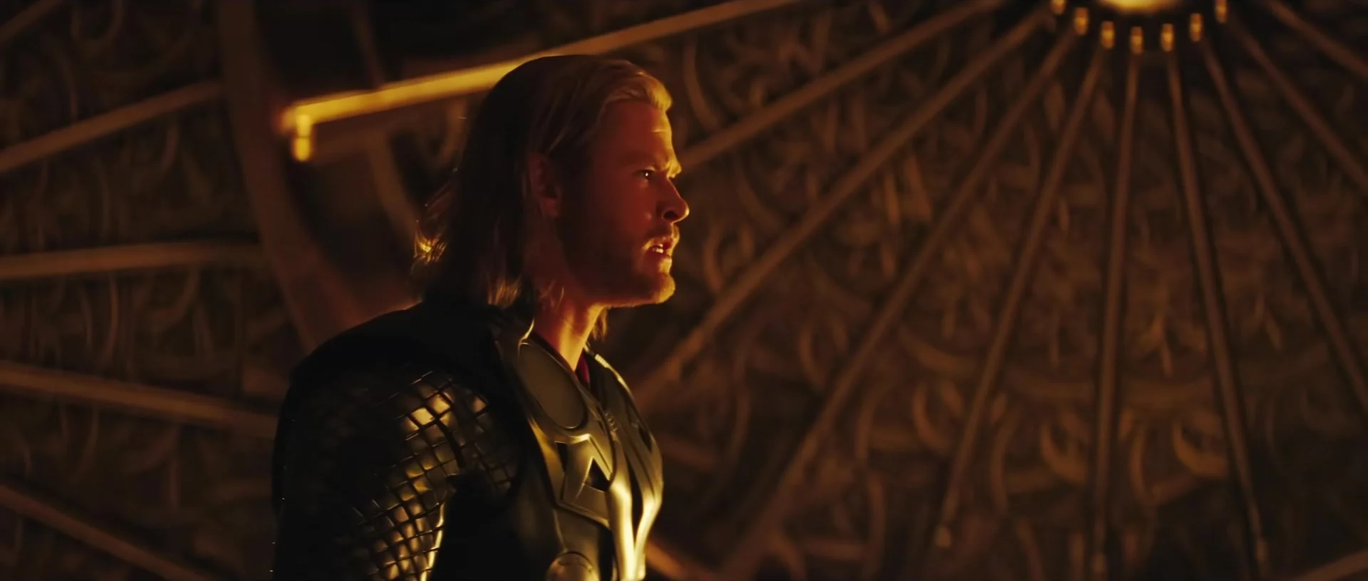Chris Hemsworth as Thor in the first Thor trailer, December 2010
