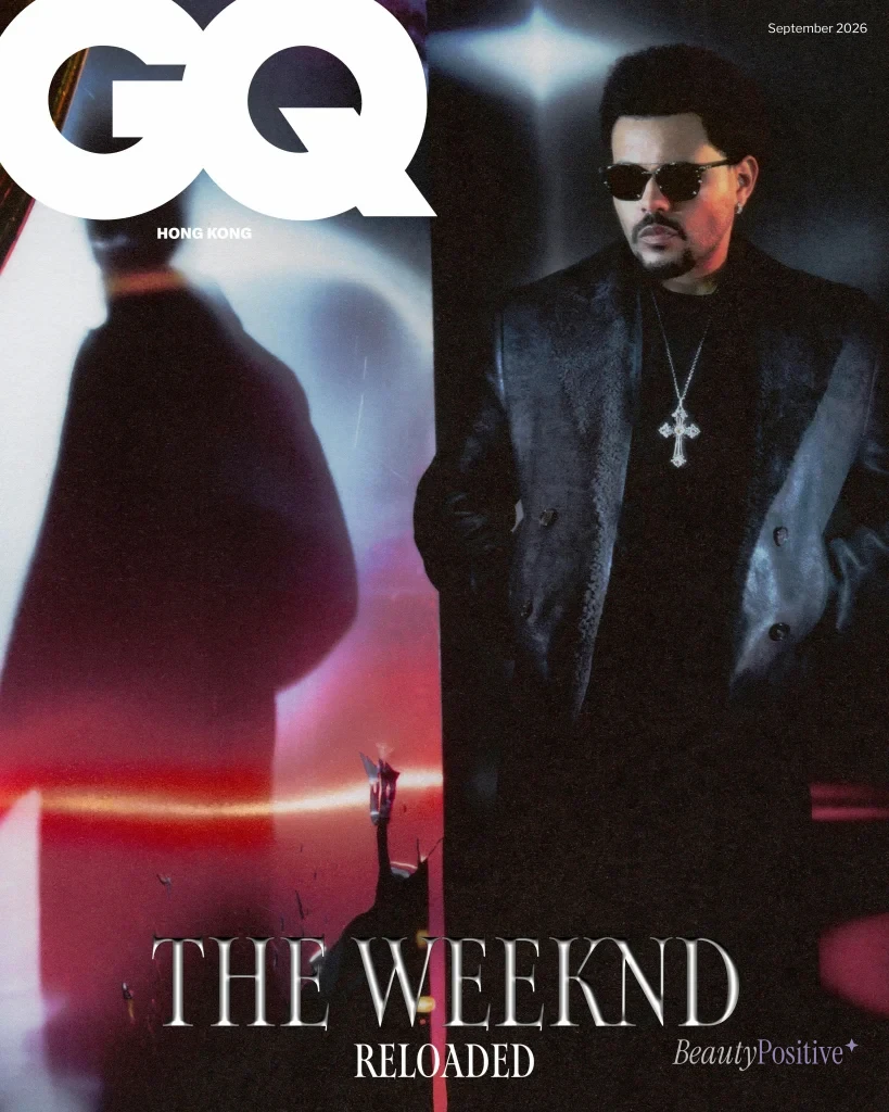 The Weeknd on the cover of GQ, from his Instagram, September 2026.