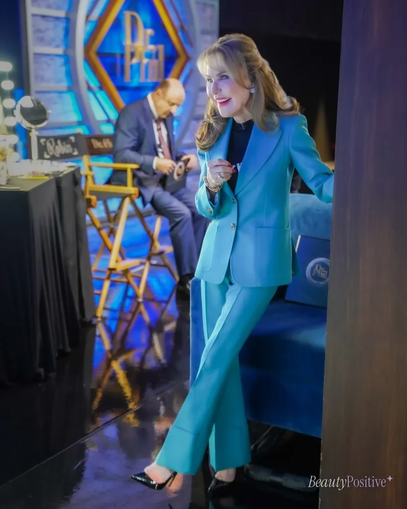 Backstage at Dr. Phil Primetime, from her Instagram.