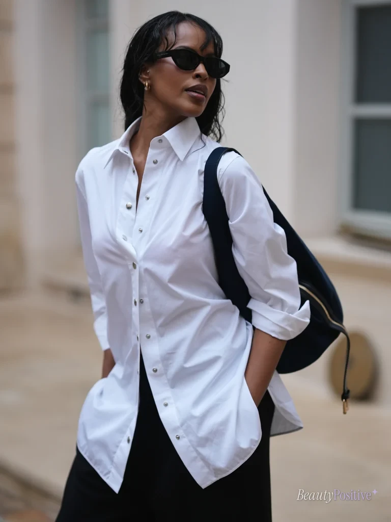 Sabrina Dhowre Elba at the Stella McCartney show, October 2026.