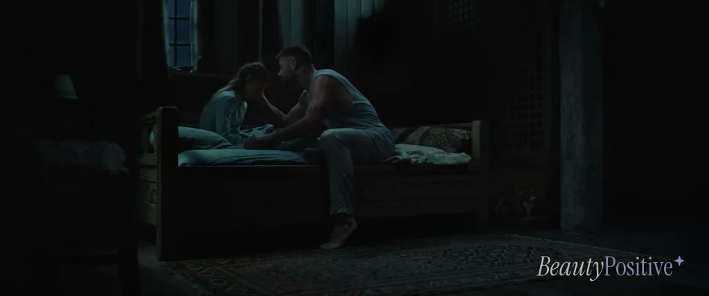 Thor at Love's bedside in the Avengers: Doomsday teaser; Variety identified the girl as India.